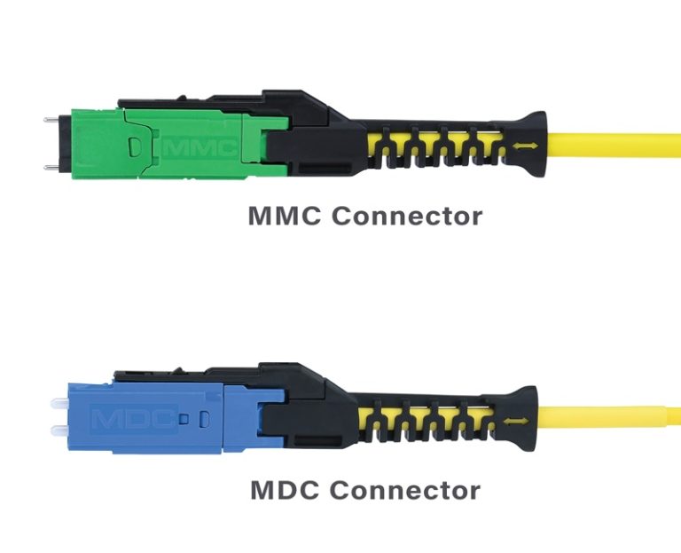 MDC MMC array fiber optic cable connectors - Opticlarity